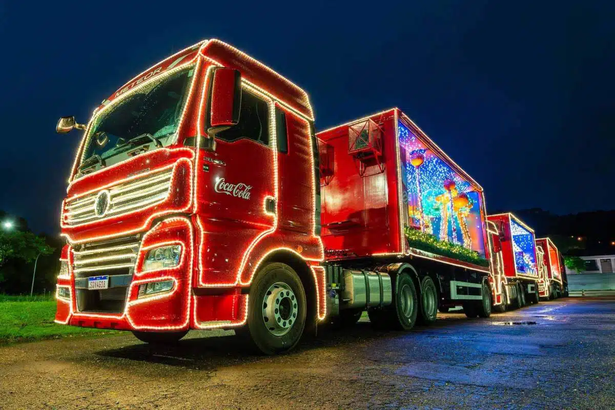 Caravana de Natal da Coca-Cola: confira os bairros por onde vai passar em Ponta Grossa