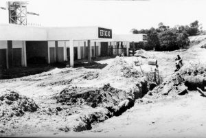 Construção da antiga Rodoviária