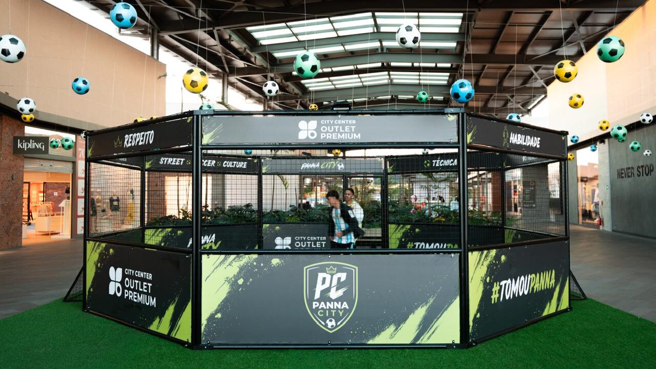 A arte do drible e futebol freestyle agitam as férias de julho no City Center Outlet Premium